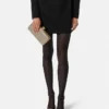 La Medusa-prydd satin-clutch La Medusa-prydd satin-clutch