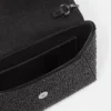 La Medusa-prydd satin-clutch La Medusa-prydd satin-clutch