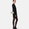 La Medusa-prydd satin-clutch La Medusa-prydd satin-clutch