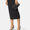 La Medusa-prydd satin-clutch La Medusa-prydd satin-clutch