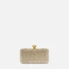 La Medusa-prydd satin-clutch La Medusa-prydd satin-clutch