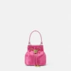 La Medusa Satin Mini Bucket Bag La Medusa Satin Mini Bucket Bag