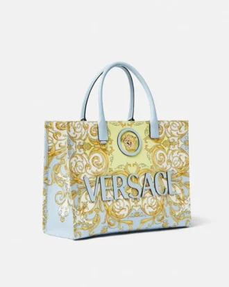 La Medusa-tryckt stor canvasväska La Medusa-tryckt stor canvasväska