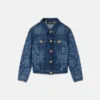Laserad denimblus för barn Laserad denimblus för barn