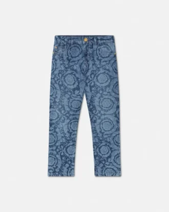 Laserskurna skinny jeans för barn