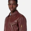Läderblousonjacka Läderblousonjacka