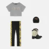 Leggings i bomullsjersey med tryck för barn Leggings i bomullsjersey med tryck för barn