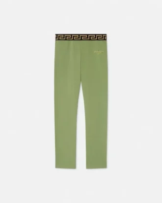Leggings i stretchig bomullsjersey med tryck för barn Leggings i stretchig bomullsjersey med tryck för barn