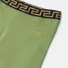 Leggings i stretchig bomullsjersey med tryck för barn
