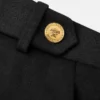 Lågmidjade baggybyxor i gabardin