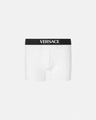 Långa boxershorts i bomullsjersey Långa boxershorts i bomullsjersey