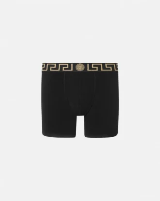 Långa boxershorts i bomullsjersey Långa boxershorts i bomullsjersey