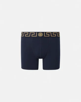Långa boxershorts i bomullsjersey Långa boxershorts i bomullsjersey