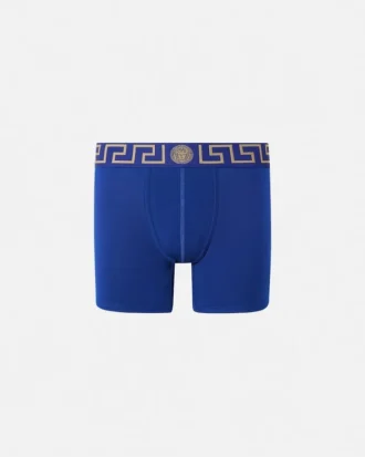 Långa boxershorts i bomullsjersey Långa boxershorts i bomullsjersey