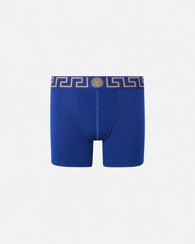 Långa boxershorts i bomullsjersey Långa boxershorts i bomullsjersey