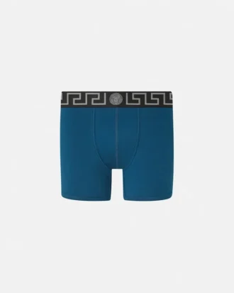 Långa boxershorts i bomullsjersey Långa boxershorts i bomullsjersey
