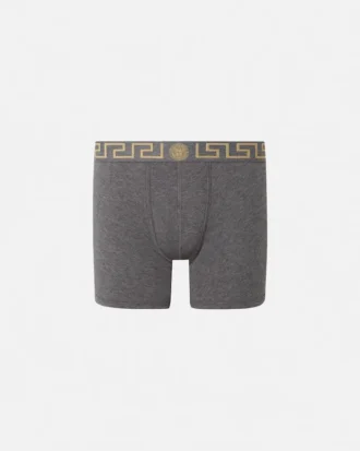 Långa boxershorts i bomullsjersey Långa boxershorts i bomullsjersey