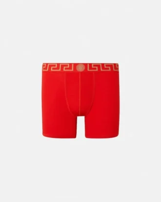 Långa boxershorts i bomullsjersey Långa boxershorts i bomullsjersey