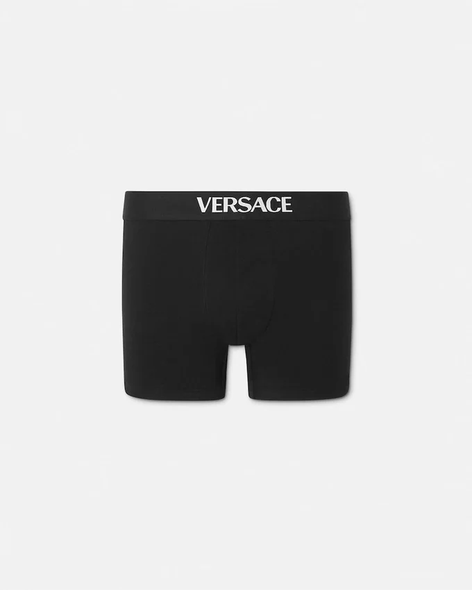 Långa boxershorts i bomullsjersey Långa boxershorts i bomullsjersey