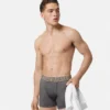 Långa boxershorts i bomullsjersey Långa boxershorts i bomullsjersey