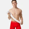 Långa boxershorts i bomullsjersey
