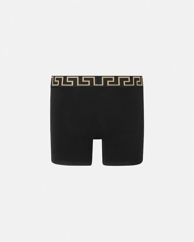 Långa boxershorts i bomullsjersey Långa boxershorts i bomullsjersey