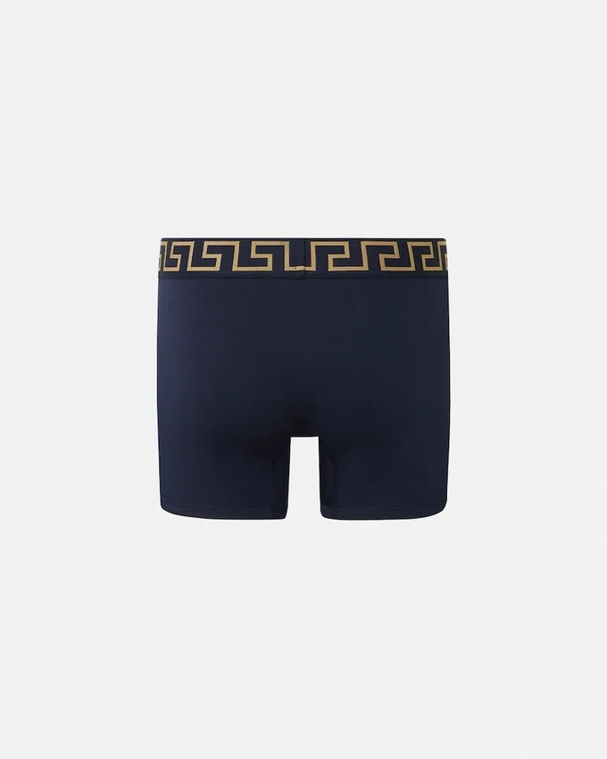 Långa boxershorts i bomullsjersey Långa boxershorts i bomullsjersey