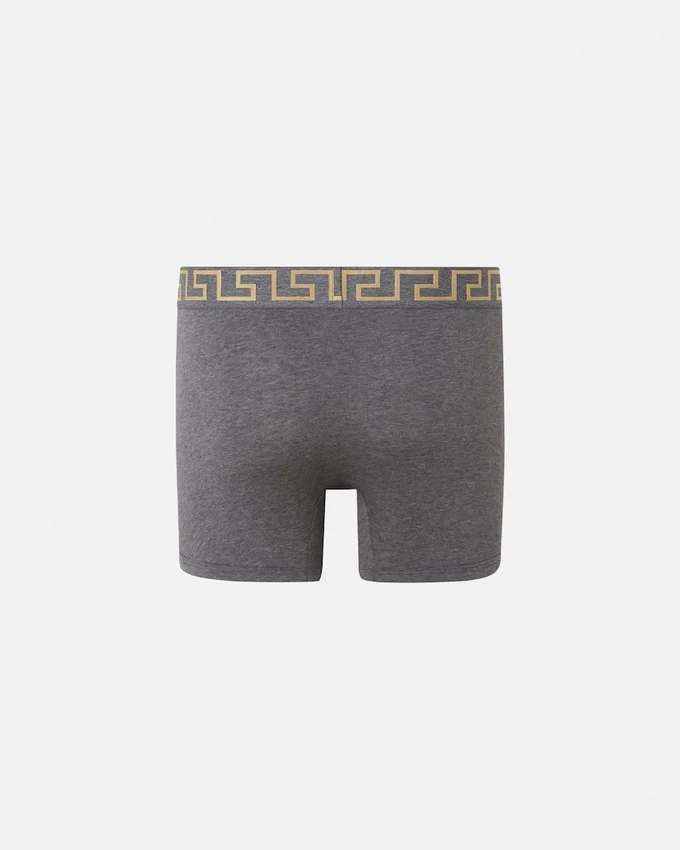 Långa boxershorts i bomullsjersey Långa boxershorts i bomullsjersey