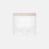 Långa boxershorts i bomullsjersey