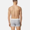Långa boxershorts i ribbad bomull Långa boxershorts i ribbad bomull