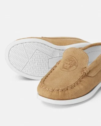Loafers i mocka för barn