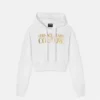 Logo Crop Hoodie Logo Crop Hoodie