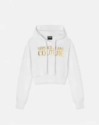 Logo Crop Hoodie