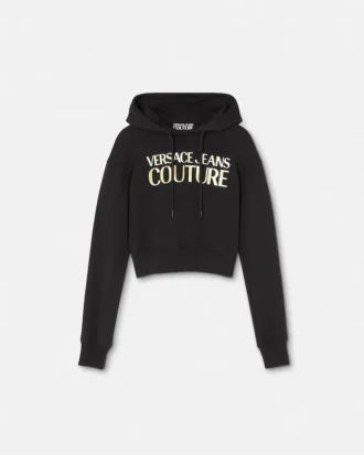 Logo Crop Hoodie