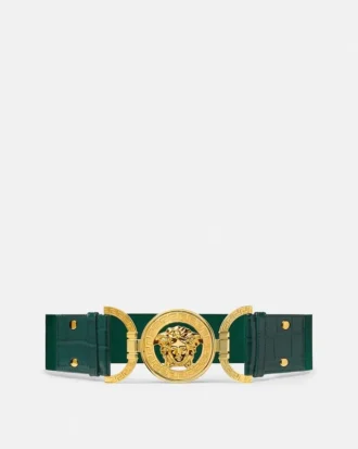 Medusa 95 Croc-Effect Belt  6 cm