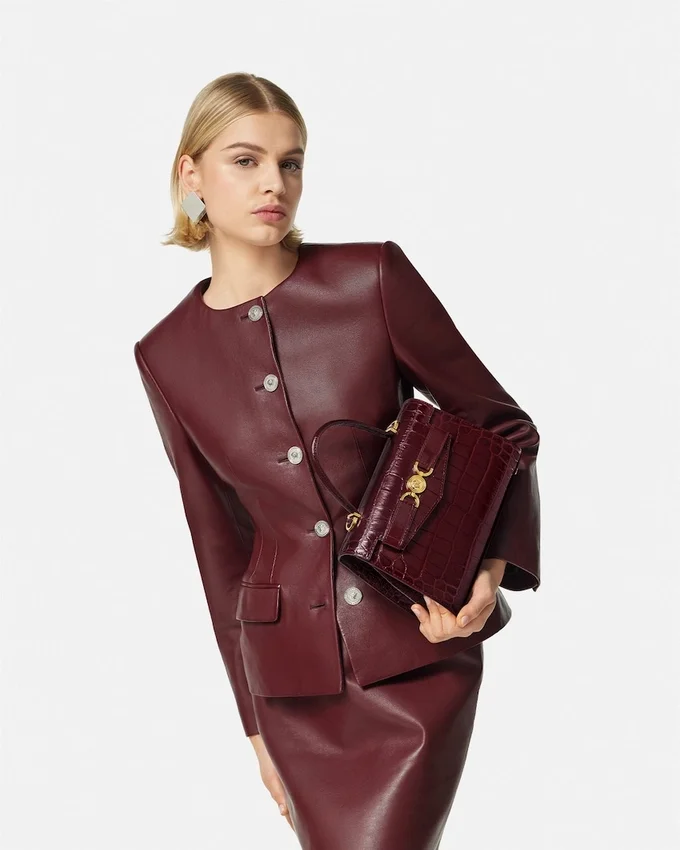 Medusa 95 Croc-Effect Top-Handle Medusa 95 Croc-Effect Top-Handle