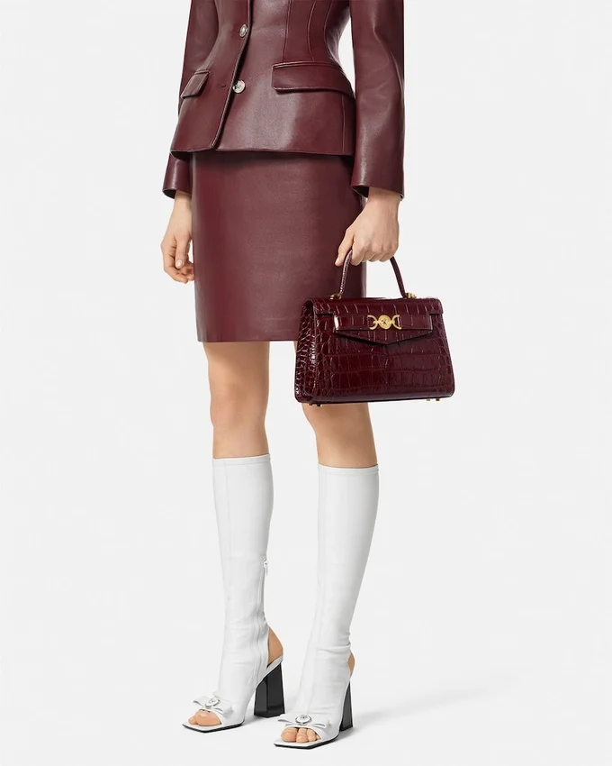 Medusa 95 Croc-Effect Top-Handle Medusa 95 Croc-Effect Top-Handle