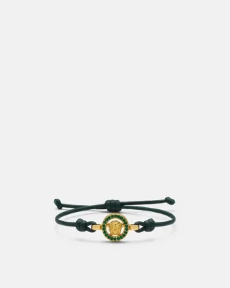 Medusa 95 kristallarmband i läder