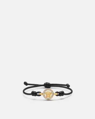 Medusa 95 kristallarmband i läder Medusa 95 kristallarmband i läder