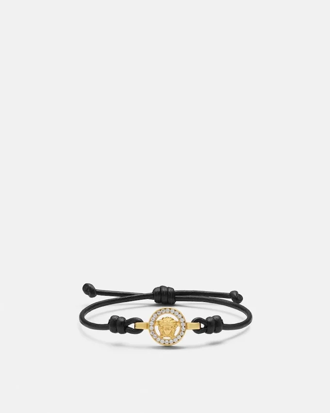 Medusa 95 kristallarmband i läder Medusa 95 kristallarmband i läder