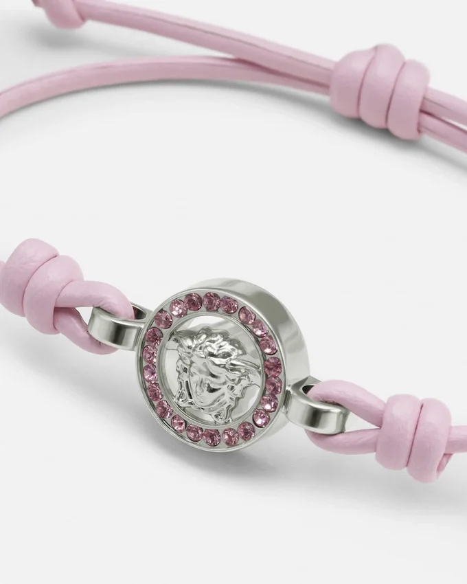 Medusa 95 kristallarmband i läder Medusa 95 kristallarmband i läder