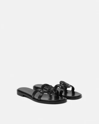 Medusa 95 lackerade platta sandaler
