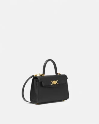Medusa 95 liten läderväska med handtag