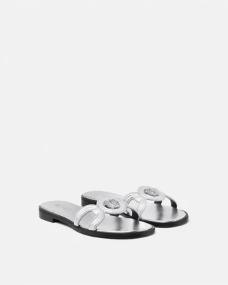 Medusa 95 Metallic Flat Sandals