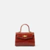 Medusa 95 Small Croc-Effect Top-Handle