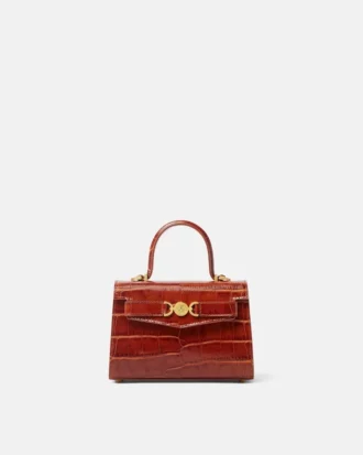 Medusa 95 Small Croc-Effect Top-Handle
