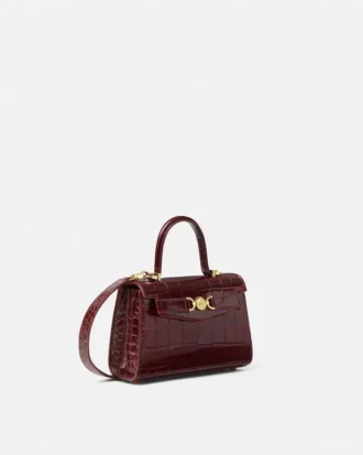 Medusa 95 Small Croc-Effect Top-Handle Medusa 95 Small Croc-Effect Top-Handle