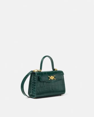 Medusa 95 Small Croc-Effect Top-Handle