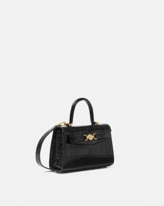 Medusa 95 Small Croc-Effect Top-Handle Medusa 95 Small Croc-Effect Top-Handle