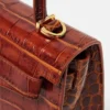 Medusa 95 Small Croc-Effect Top-Handle